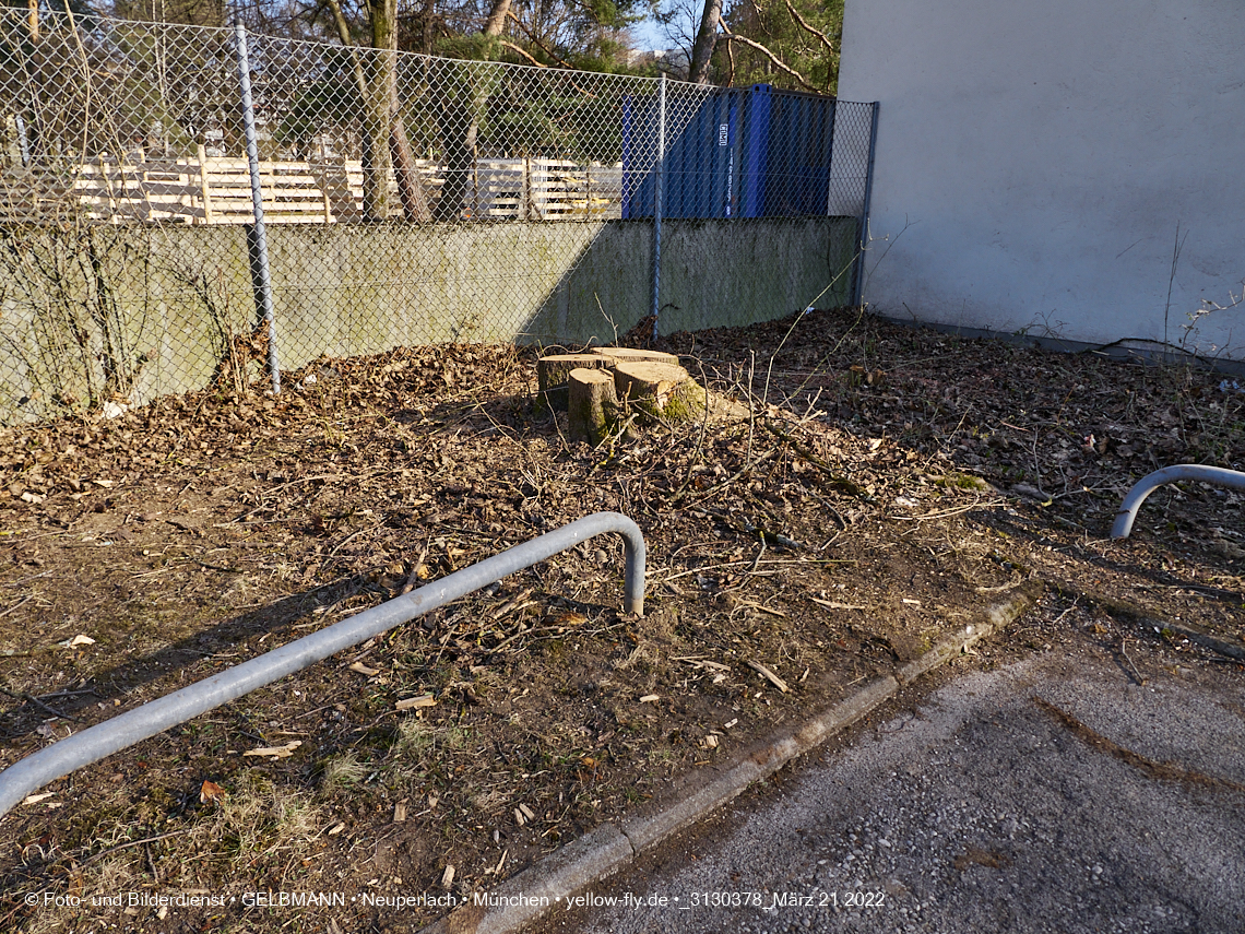 21.03.2022 - Baustelle am Haus für Kinder in Neuperlach